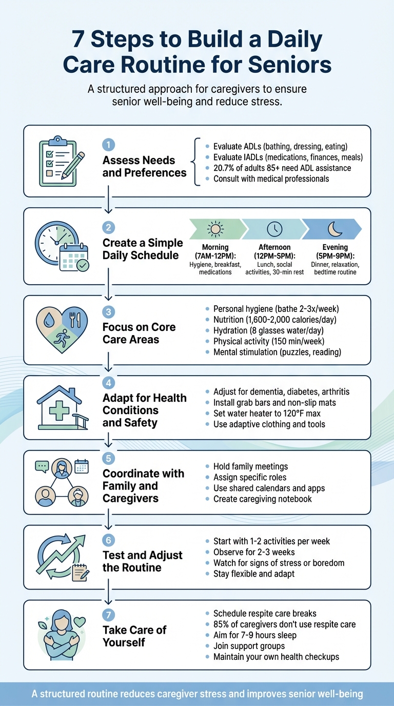 7 Steps to Build a Daily Care Routine for Seniors