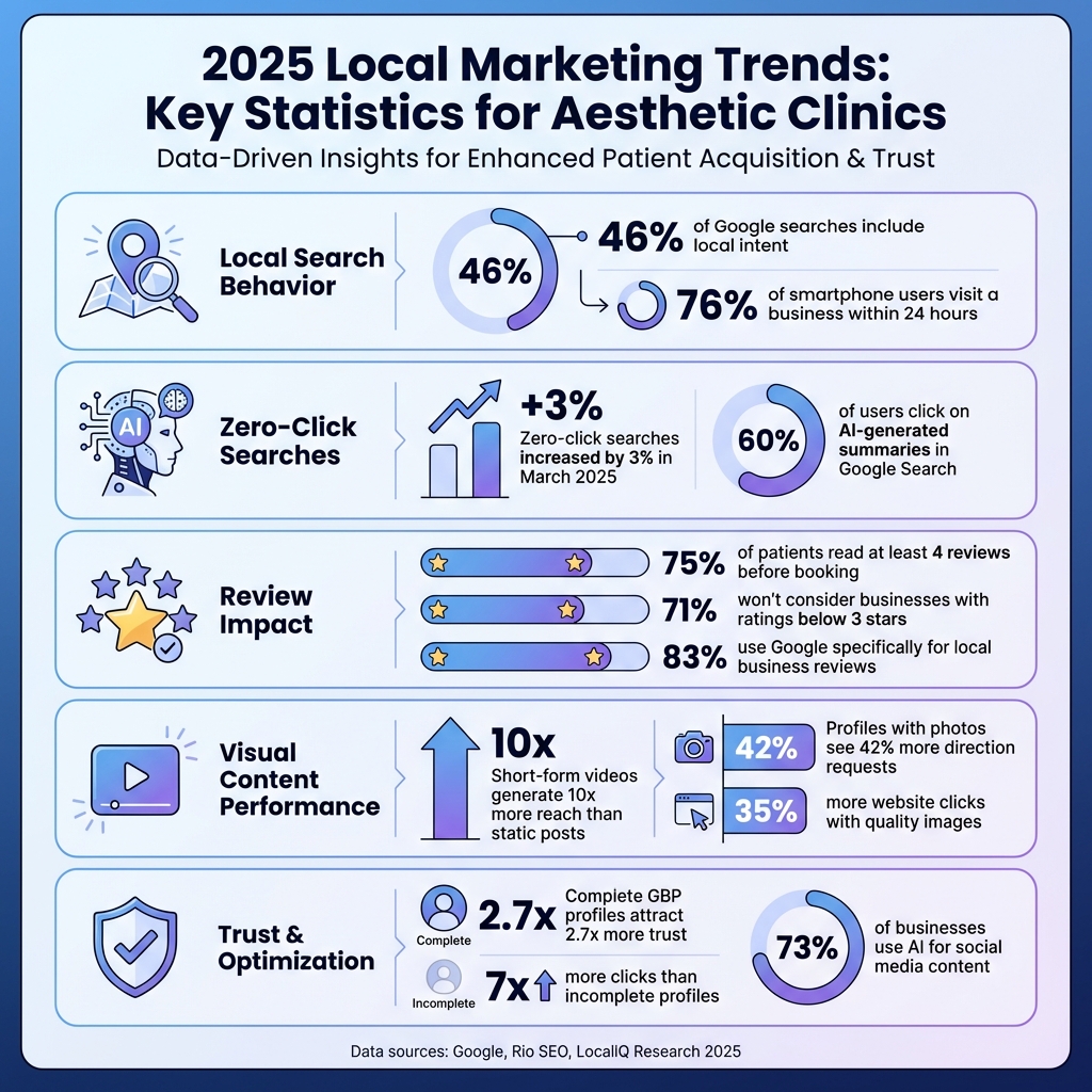 2025 Local Marketing Statistics for Aesthetic Clinics