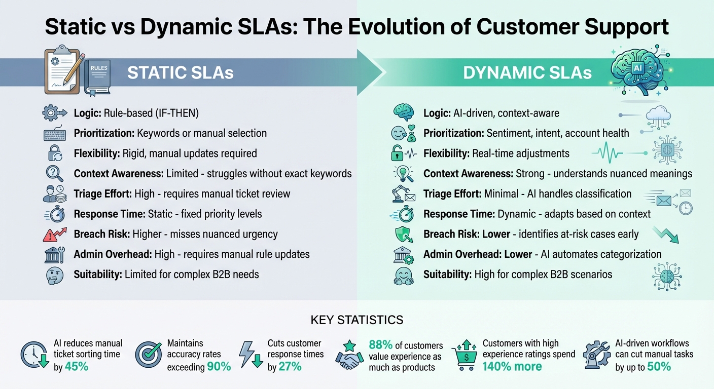 Static vs Dynamic SLAs: Key Differences and Business Impact