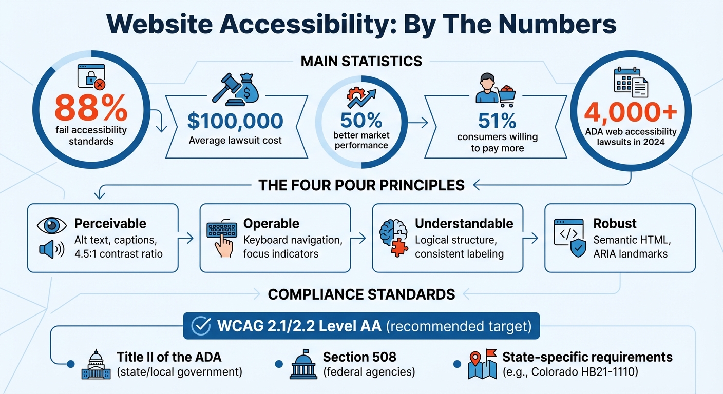 Website Accessibility Statistics and Compliance Requirements