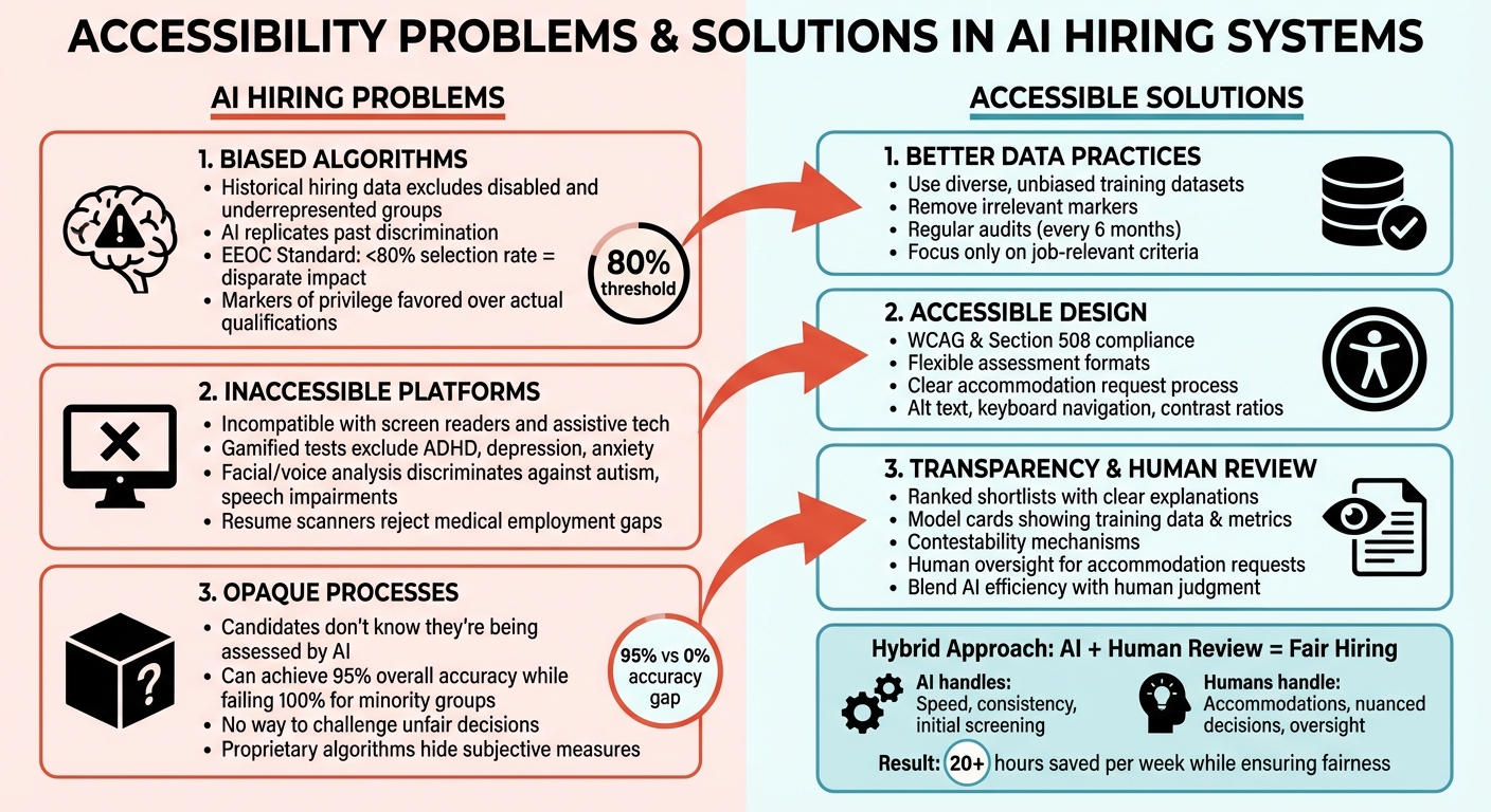 3 Core Accessibility Problems in AI Hiring Systems and Their Solutions