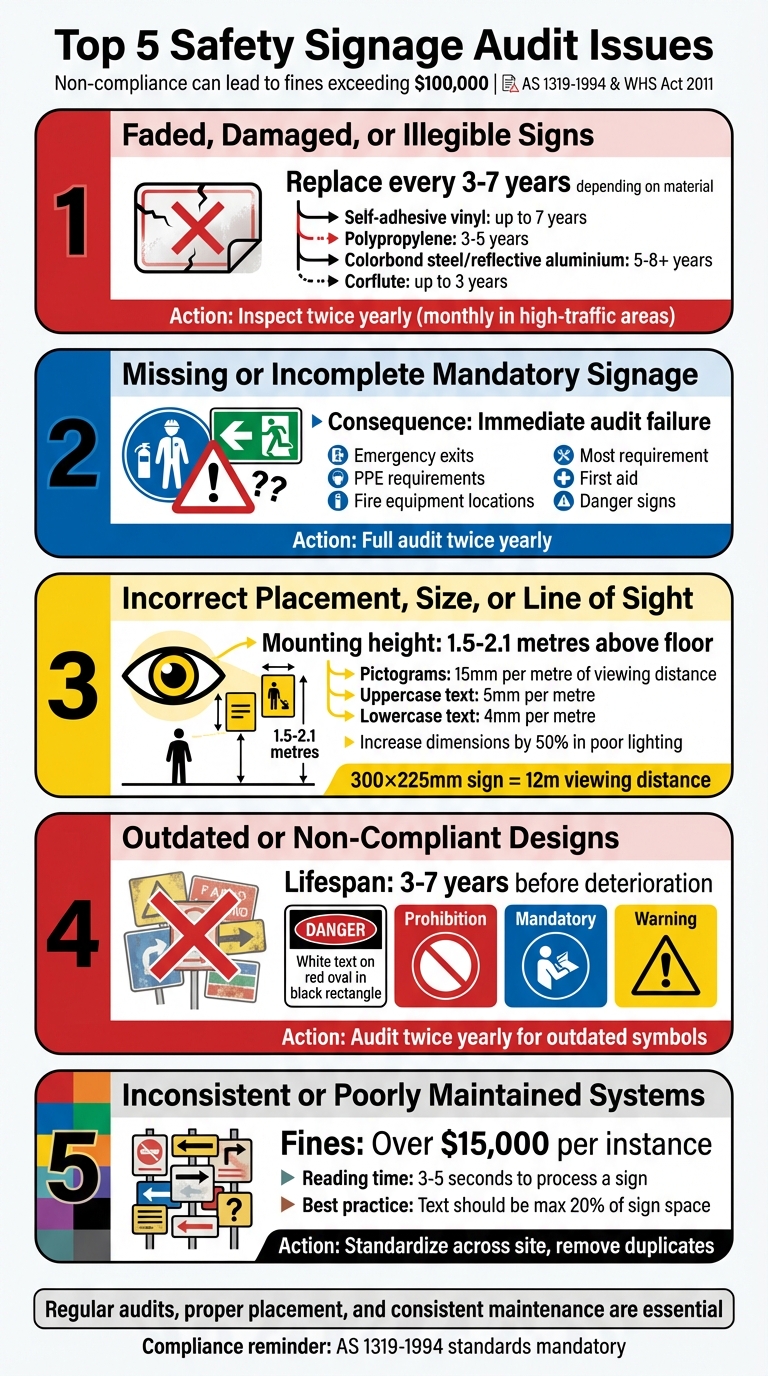 Top 5 Safety Signage Audit Issues and Compliance Requirements