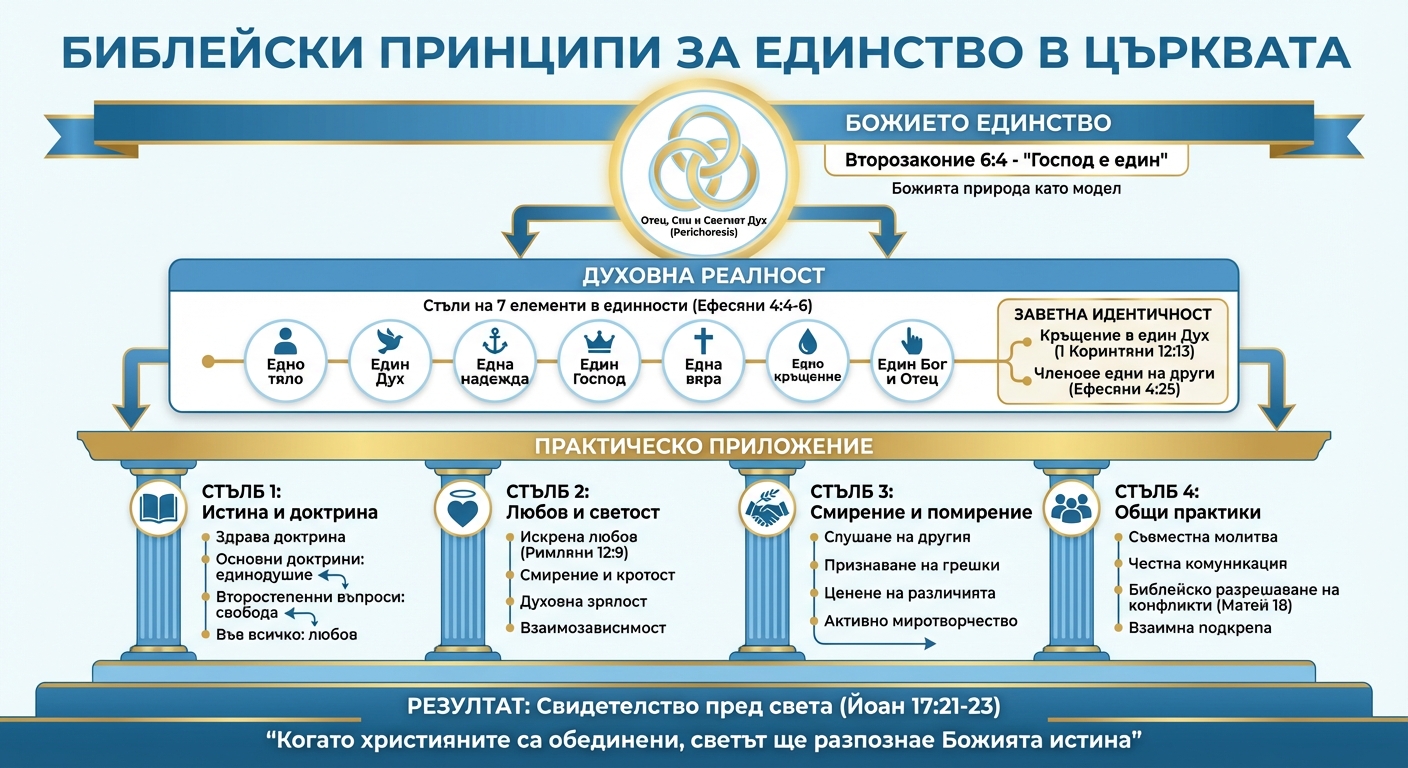 Библейски принципи за единство в църквата - структура и основи