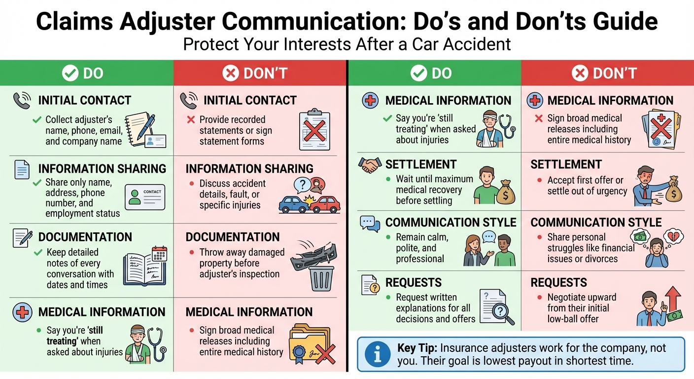 Claims Adjuster Communication Do's and Don'ts Guide