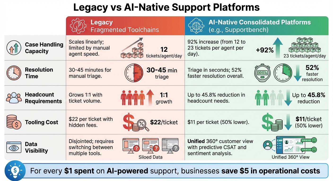 Legacy vs AI-Native Customer Support Platforms: Performance Comparison
