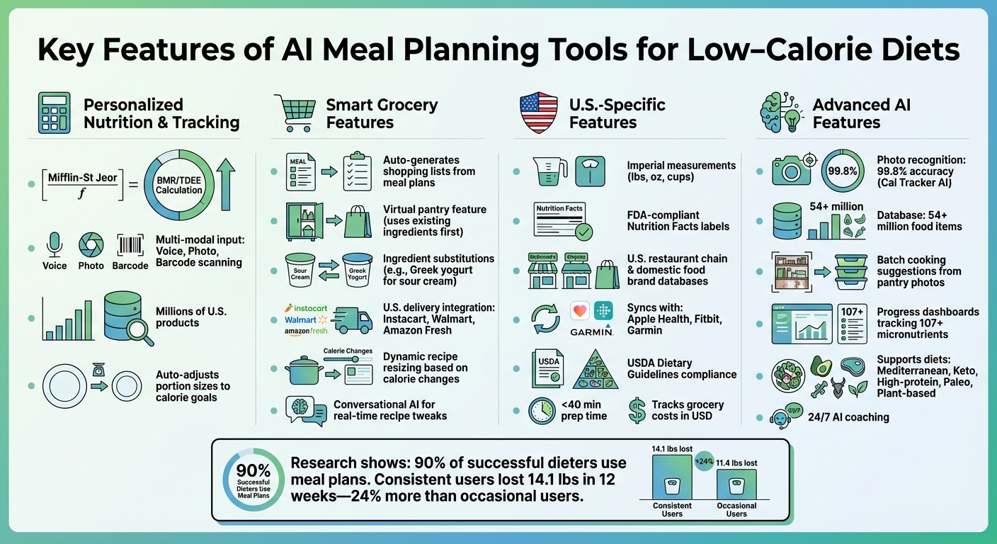 AI Meal Planning Tools Feature Comparison Chart