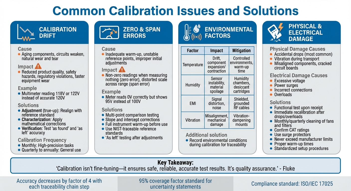 Common Calibration Issues: Causes, Impacts, and Solutions Guide
