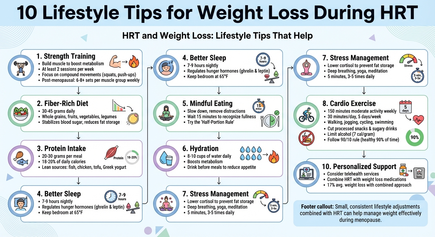 10 Lifestyle Tips for Weight Loss During HRT