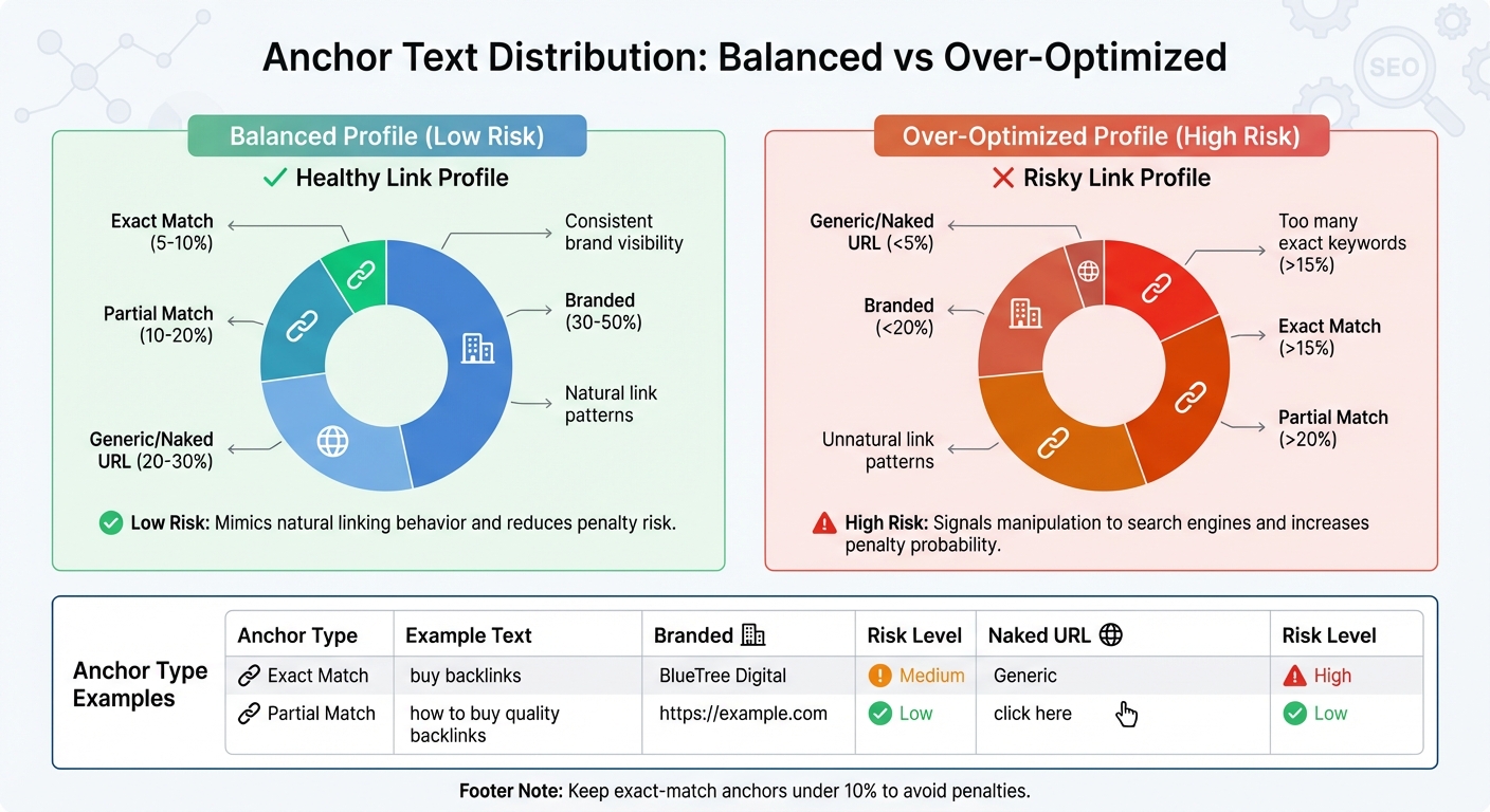Balanced vs Over-Optimized Anchor Text Distribution Guide