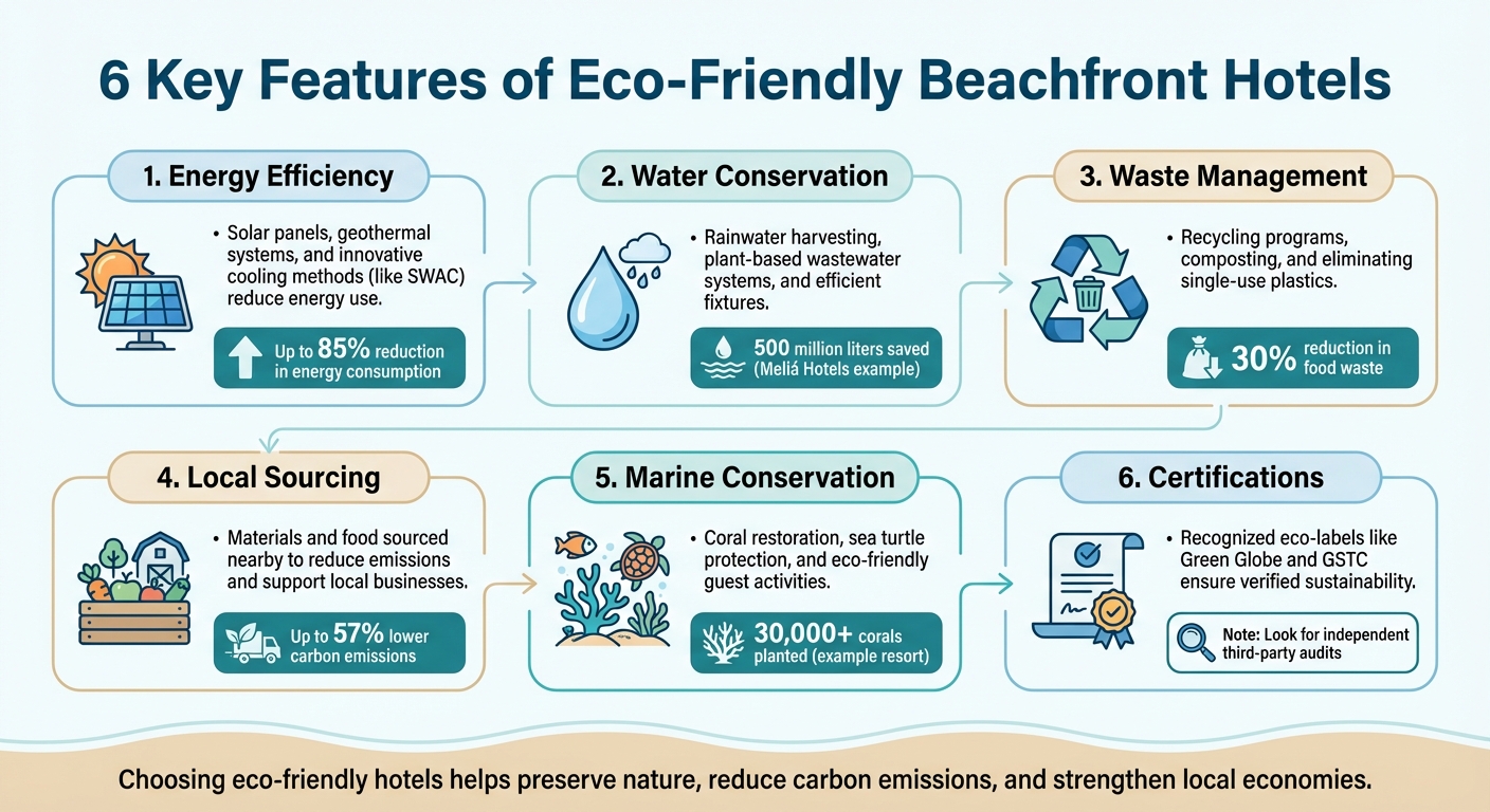 6 Key Features of Eco-Friendly Beachfront Hotels