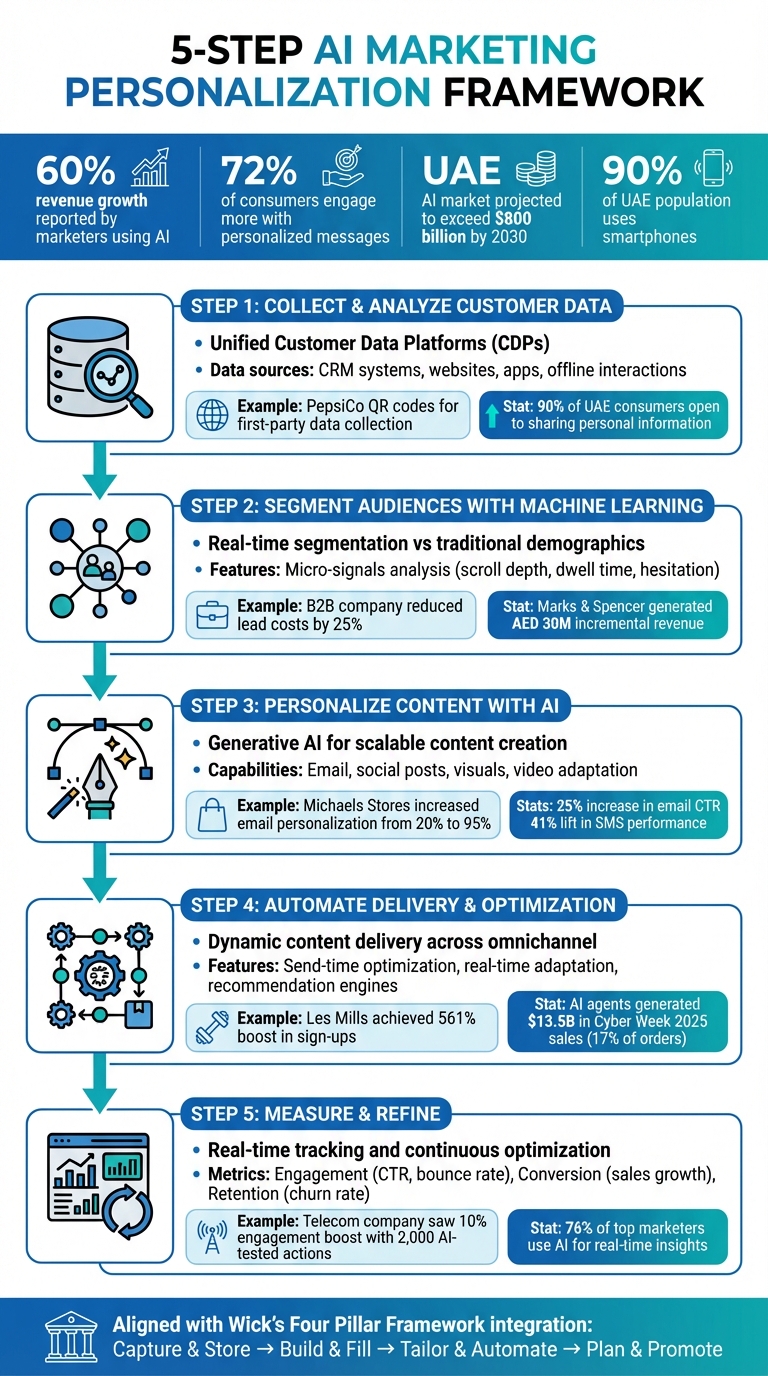 5-Step AI Marketing Personalization Framework for UAE Businesses