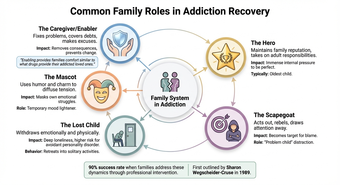 Common Family Roles in Addiction Recovery