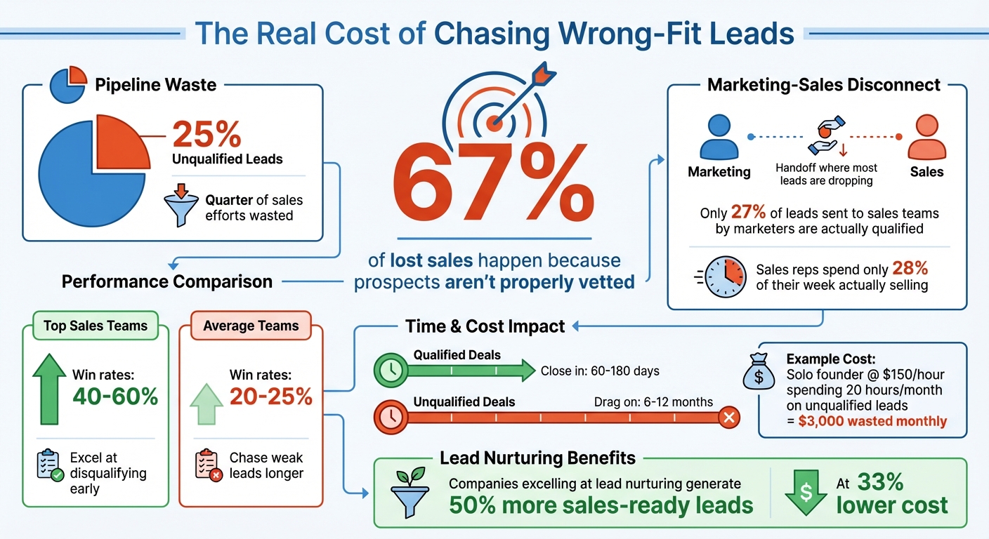 The Real Cost of Chasing Wrong-Fit Leads: Key Statistics