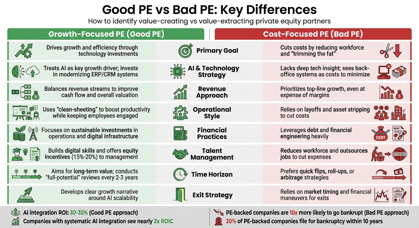 Good PE vs Bad PE: Key Differences in Private Equity Strategies