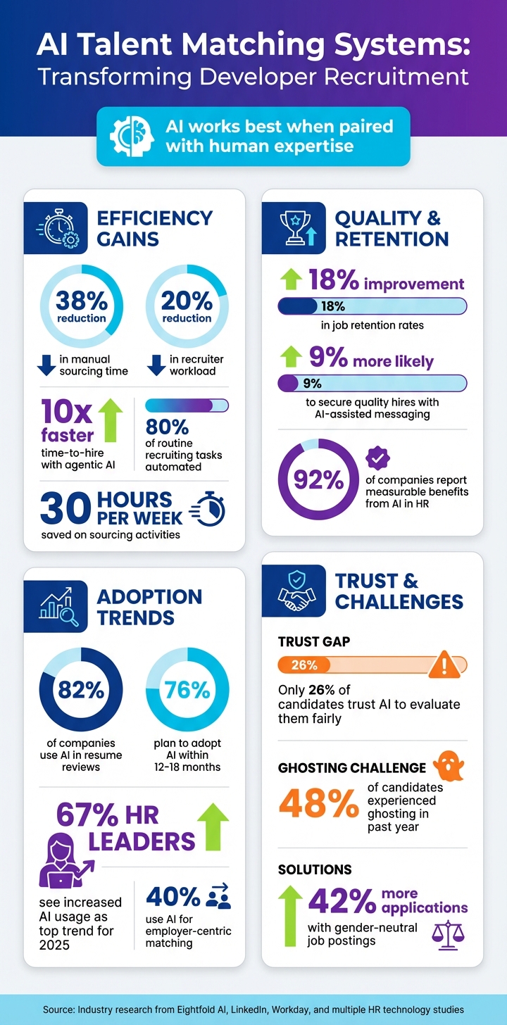 AI Talent Matching Systems: Key Statistics and Impact Metrics
