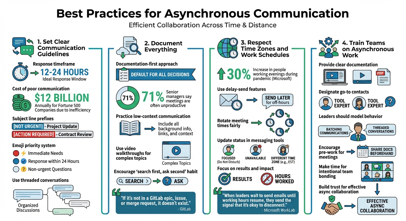 Best Practices for Implementing Asynchronous Communication in Remote Teams