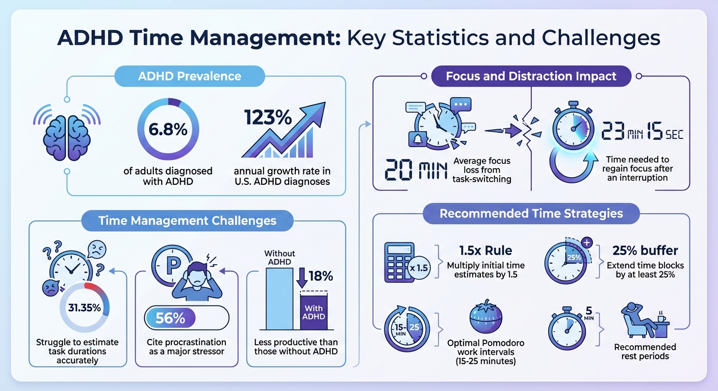 ADHD Time Management Statistics and Productivity Challenges