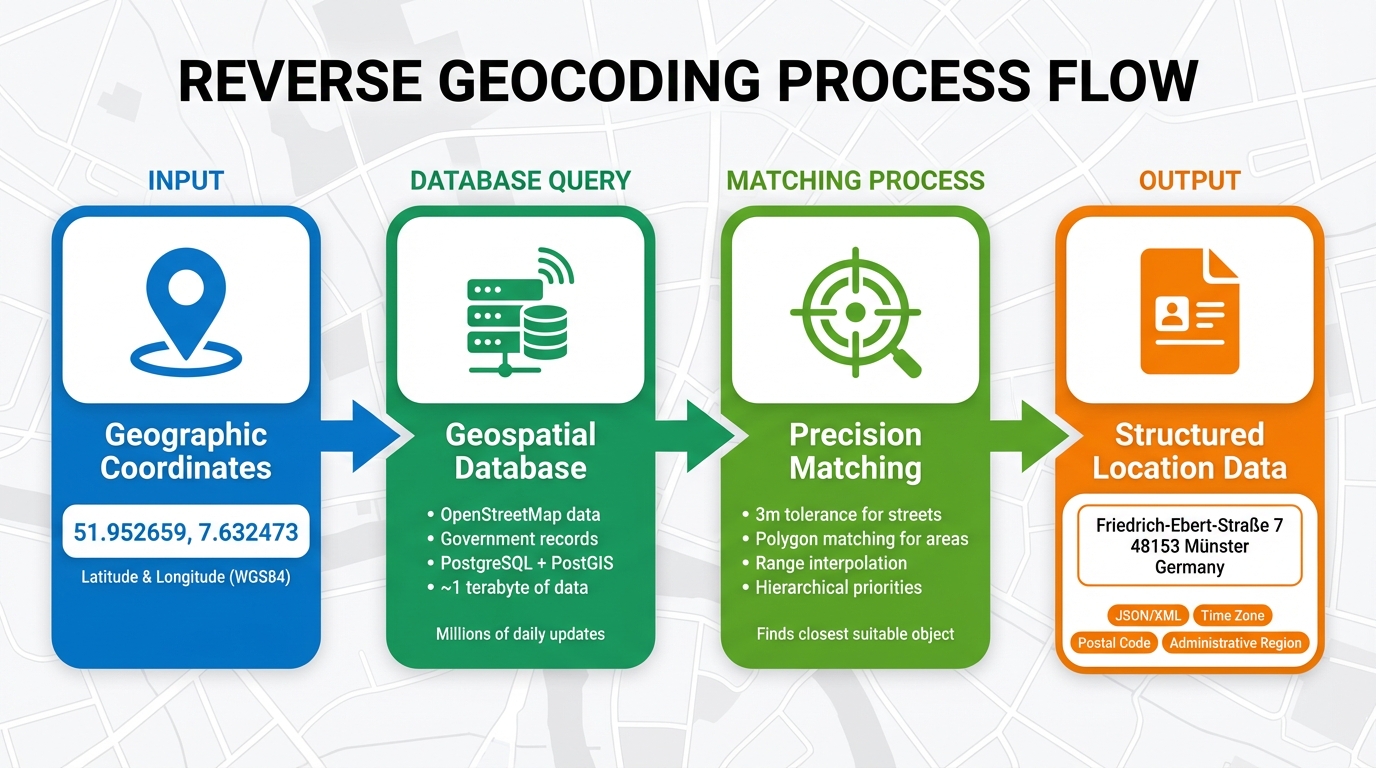 How Reverse Geocoding Works: From Coordinates to Address