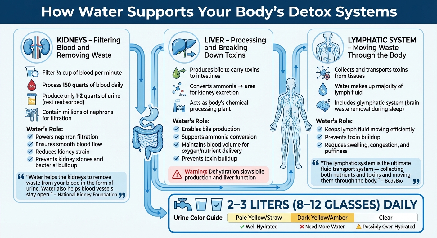 How Water Supports Your Body's 3 Key Detox Systems
