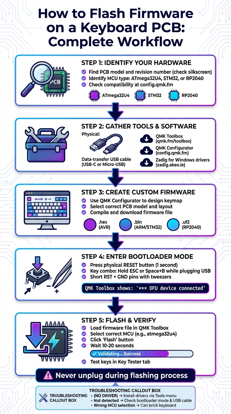Step-by-Step Guide to Flashing Keyboard Firmware with QMK