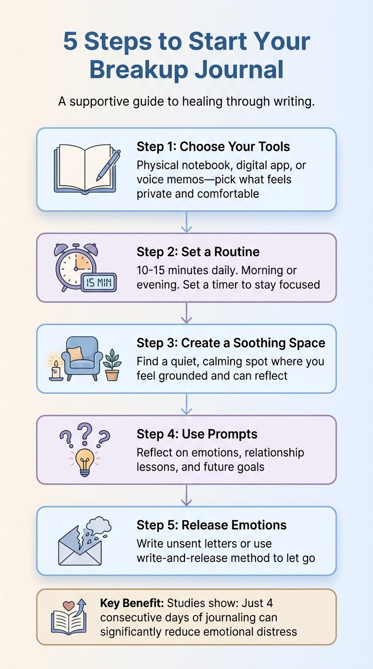 5-Step Guide to Starting a Breakup Journaling Practice