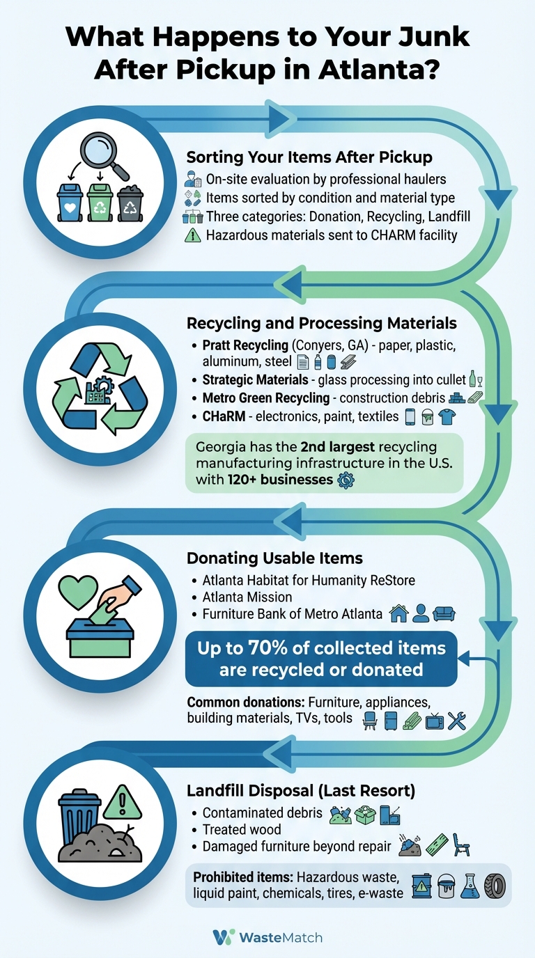 4-Step Junk Disposal Process in Atlanta: From Pickup to Recycling