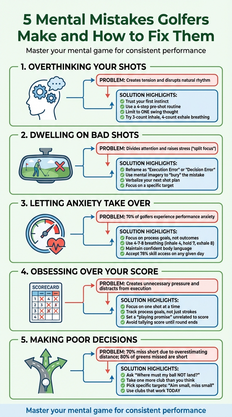 5 Mental Mistakes Golfers Make and How to Fix Them