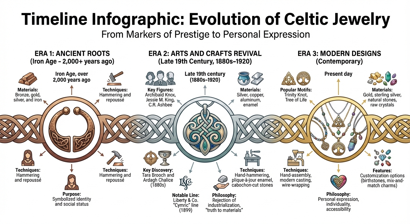 Evolution of Celtic Jewelry: From Ancient Times to Modern Day