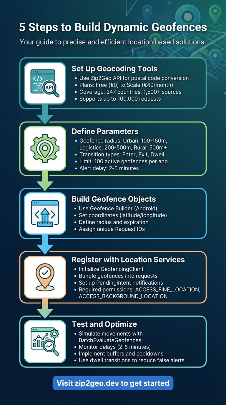 5 Steps to Build Dynamic Geofences with Zip2Geo API