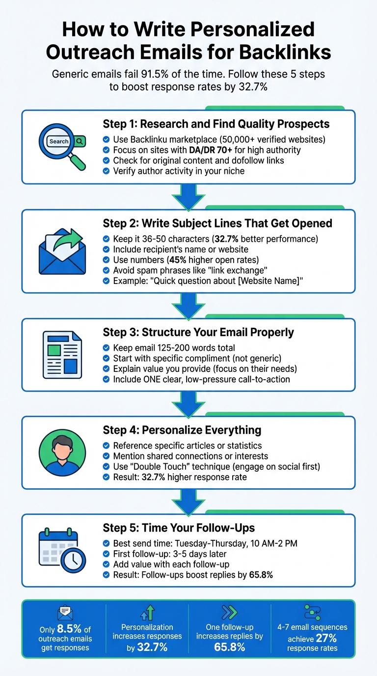 5-Step Process for Writing Personalized Backlink Outreach Emails
