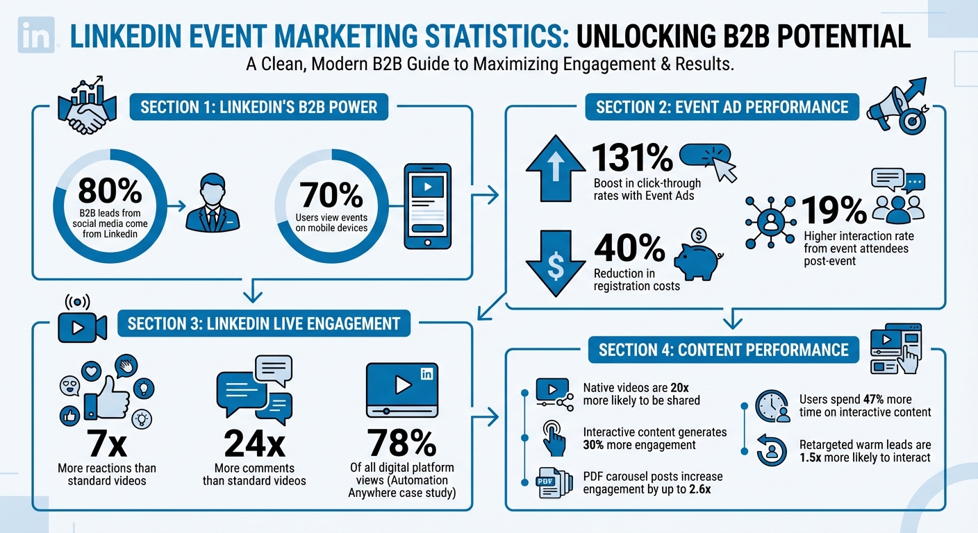 LinkedIn Event Marketing Statistics: Key Performance Metrics