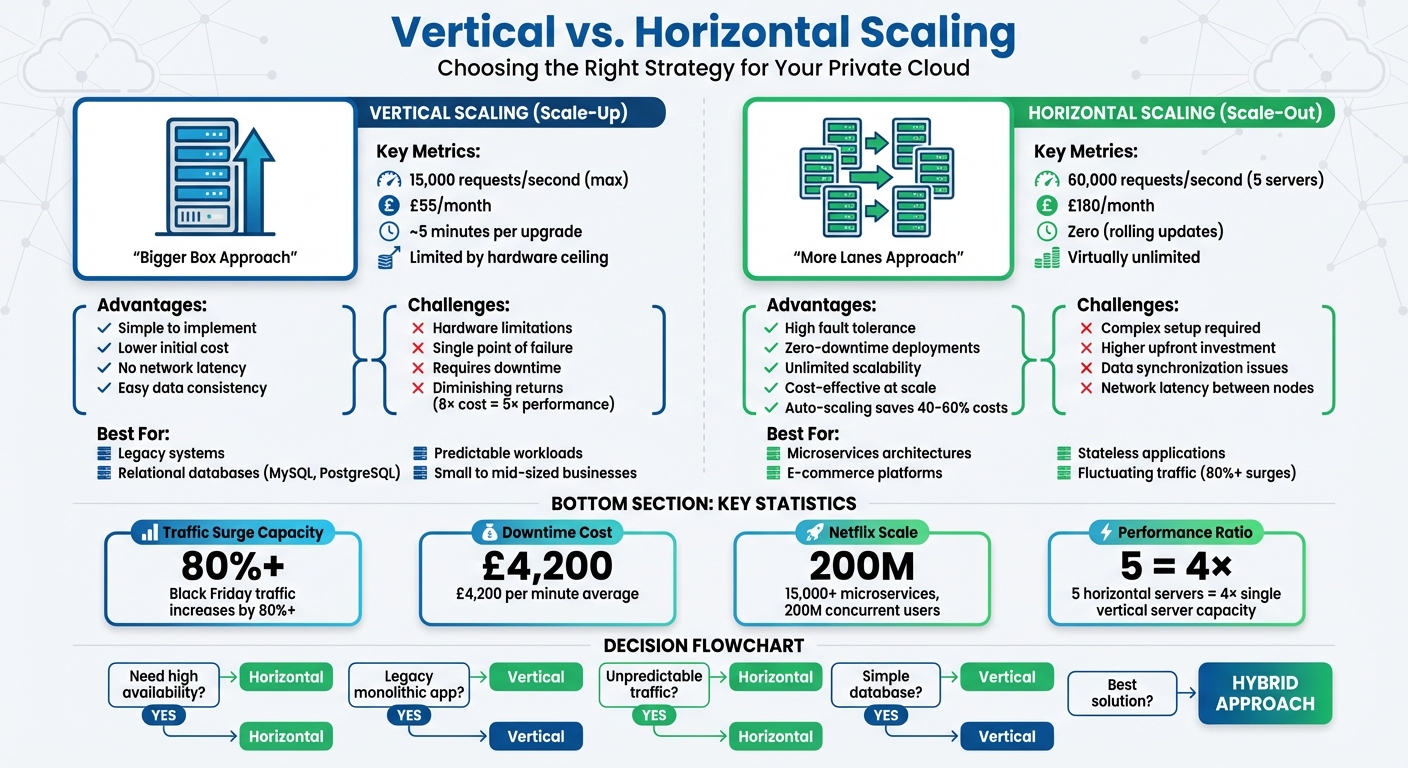Vertical vs Horizontal Scaling: Key Differences and Performance Metrics