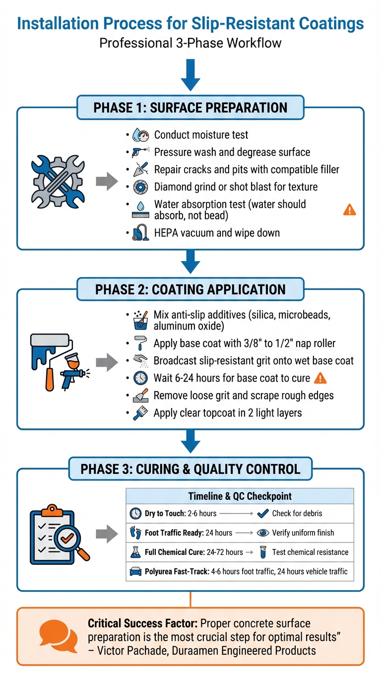 Step-by-Step Installation Process for Slip-Resistant Floor Coatings
