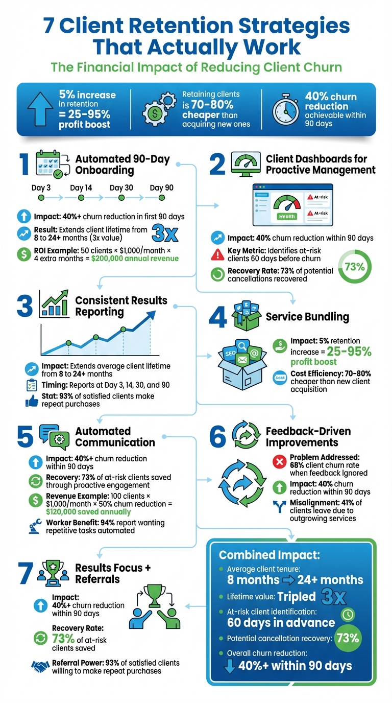 7 Client Retention Strategies Impact Statistics for Marketing Agencies