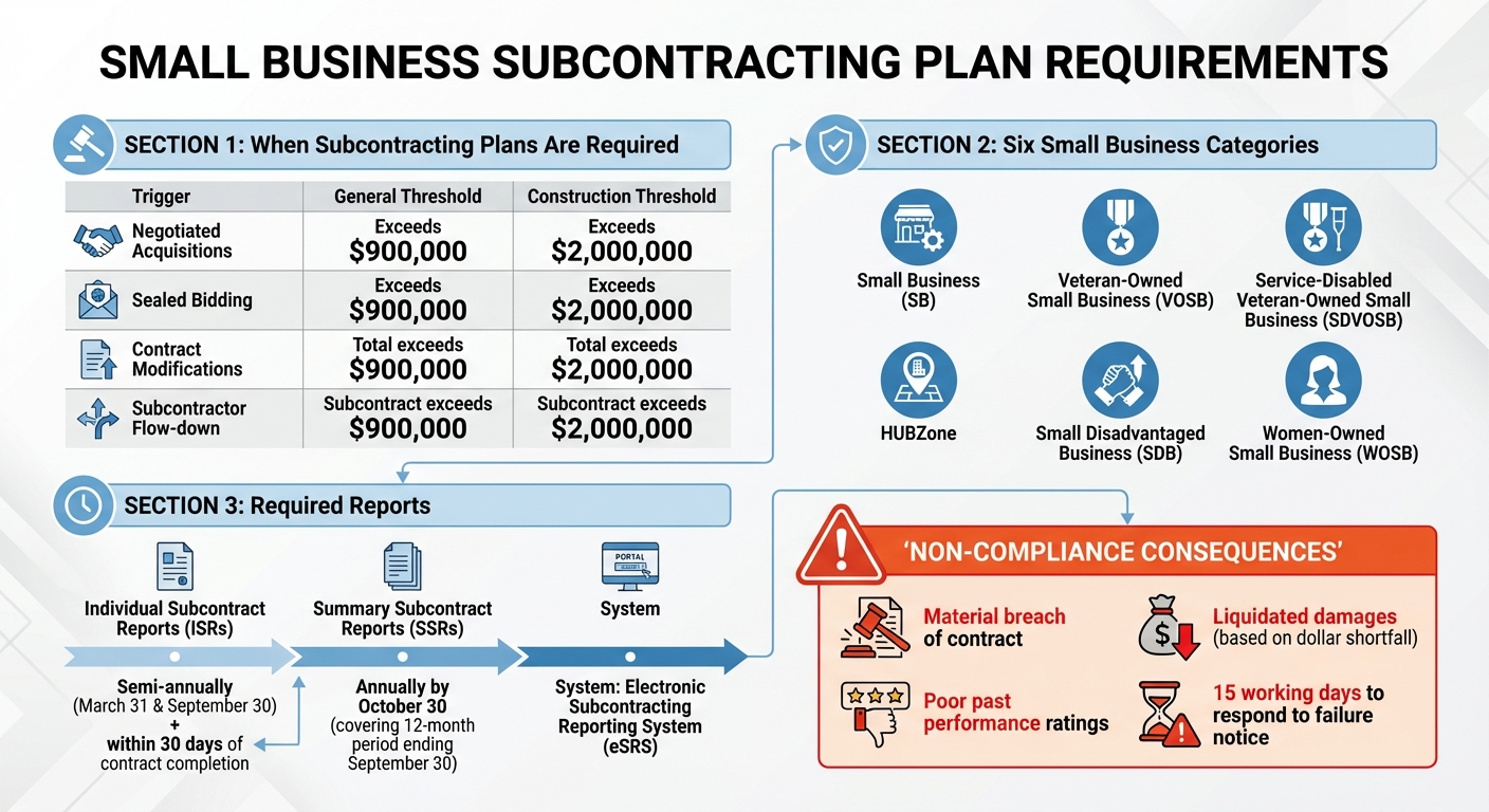 Small Business Subcontracting Plan Requirements and Thresholds