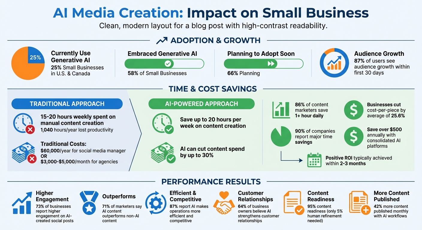 AI Media Creation Benefits and ROI for Small Businesses