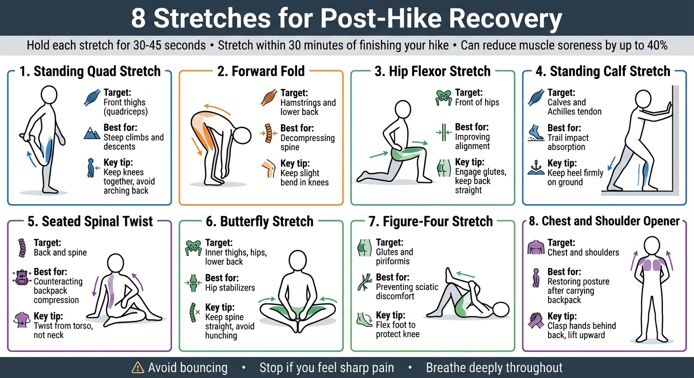 8 Essential Post-Hike Stretches for Muscle Recovery