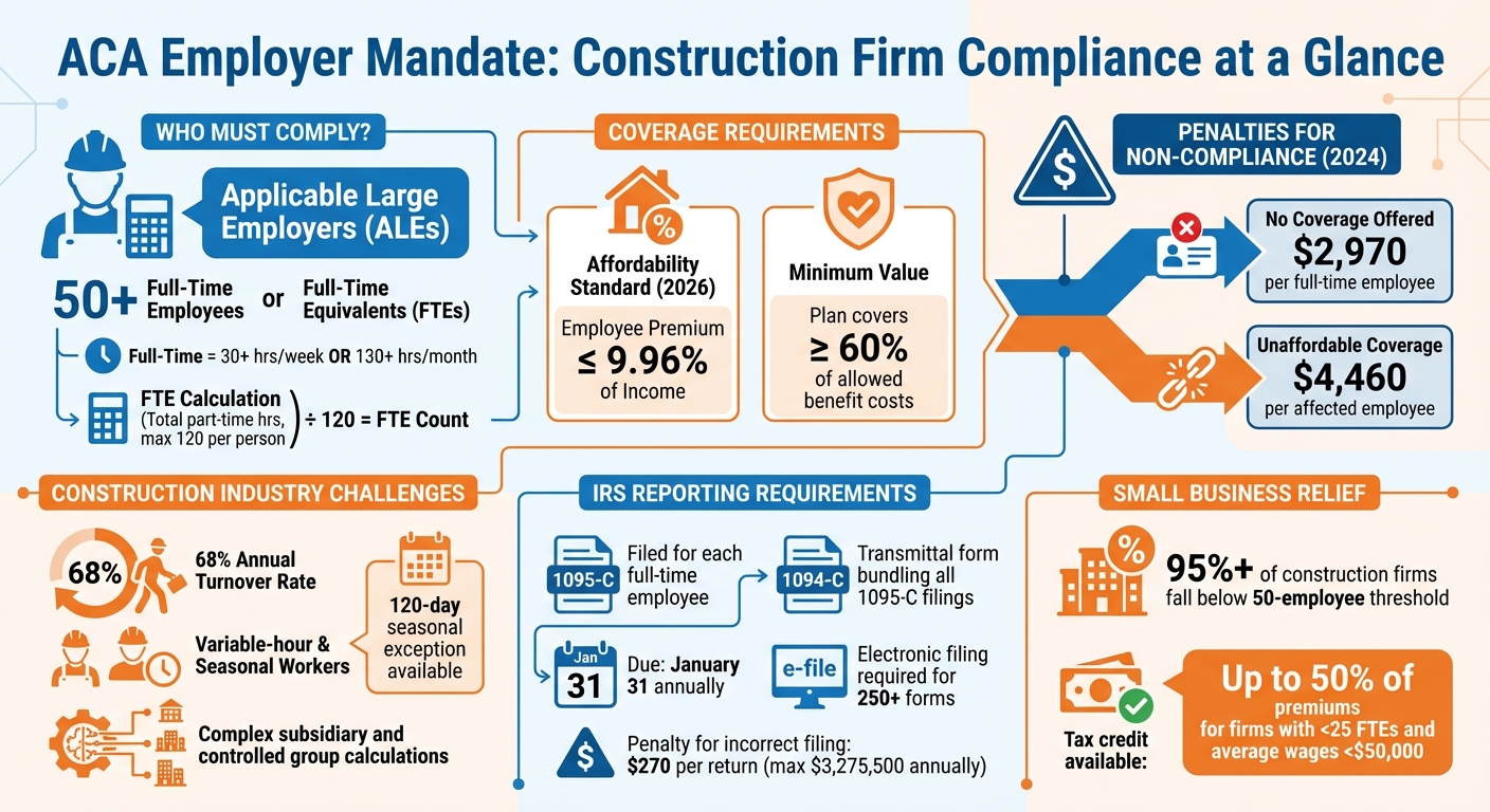 ACA Employer Mandate What Construction Firms Must Know ABLEMKR ACA Employer Mandate What Construction Firms Must Know ABLEMKR
