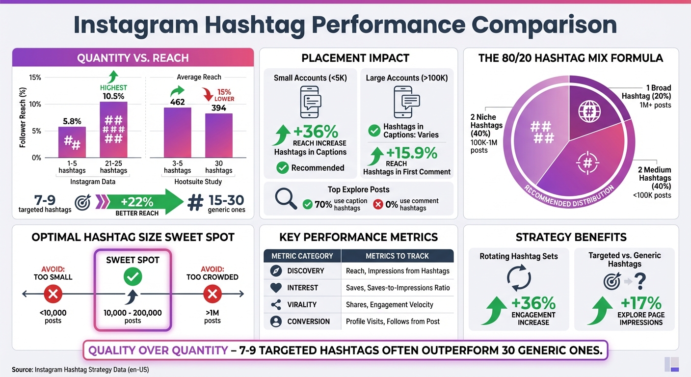 Instagram Hashtag Strategy Guide: Optimal Numbers and Performance Data 2026
