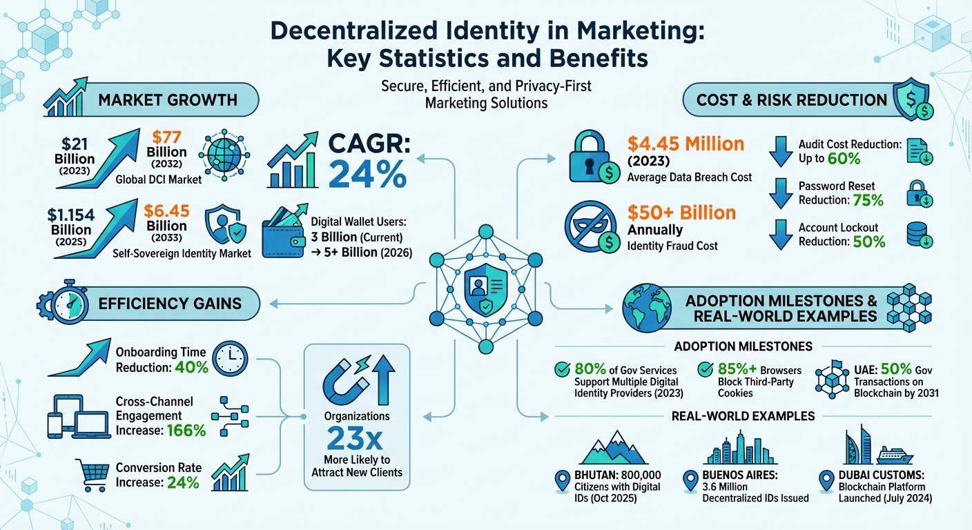 Decentralized Identity in Marketing: Key Statistics and Benefits