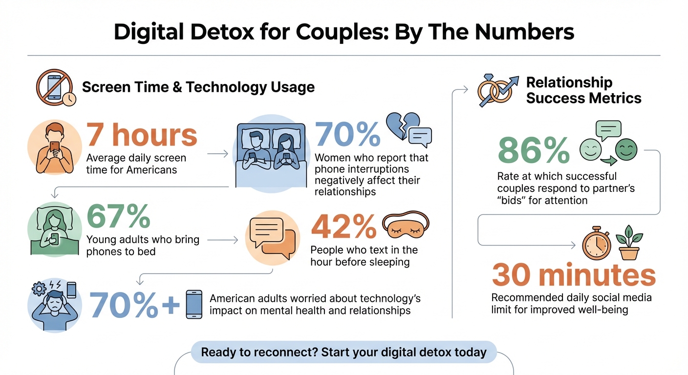 Digital Detox Statistics: How Technology Affects Couples and Relationships