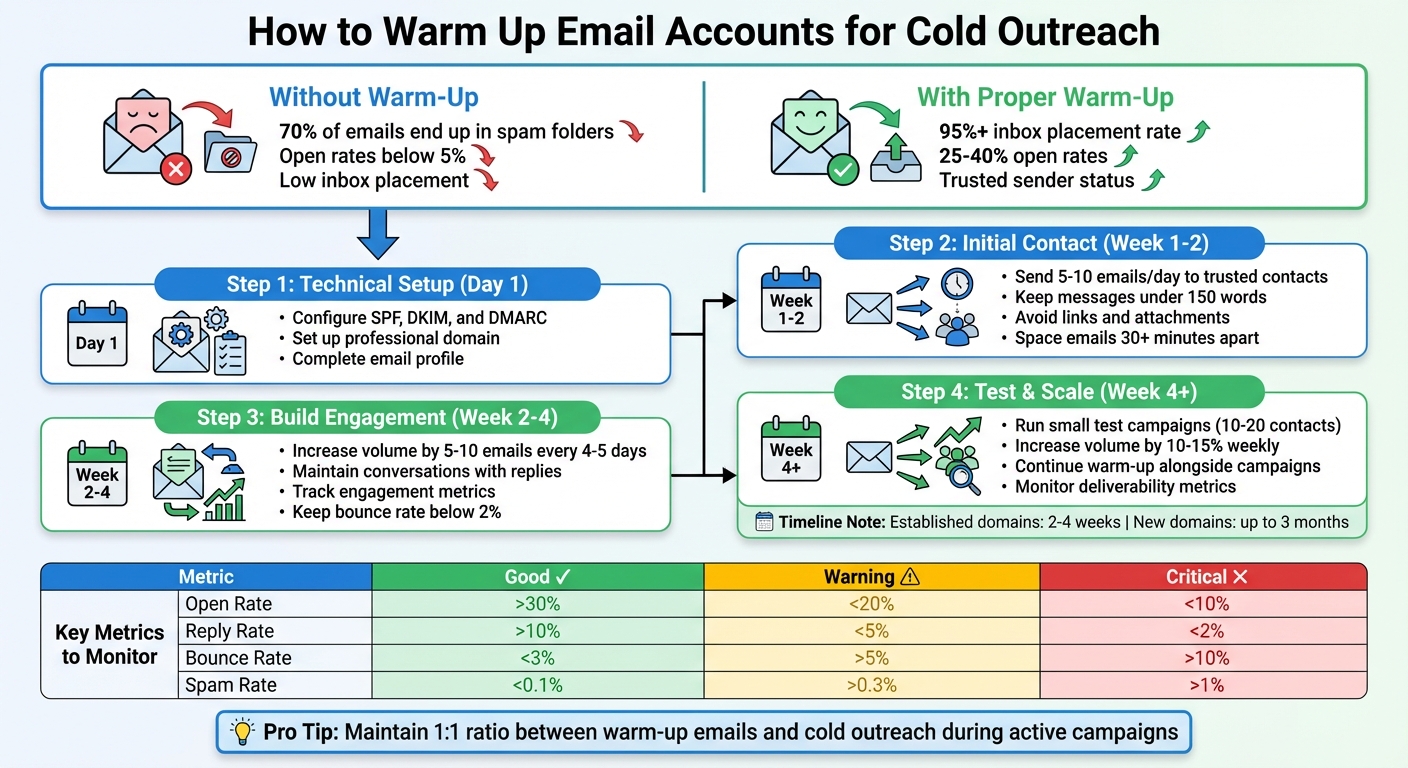Email Warm-Up Process: Step-by-Step Guide with Key Metrics