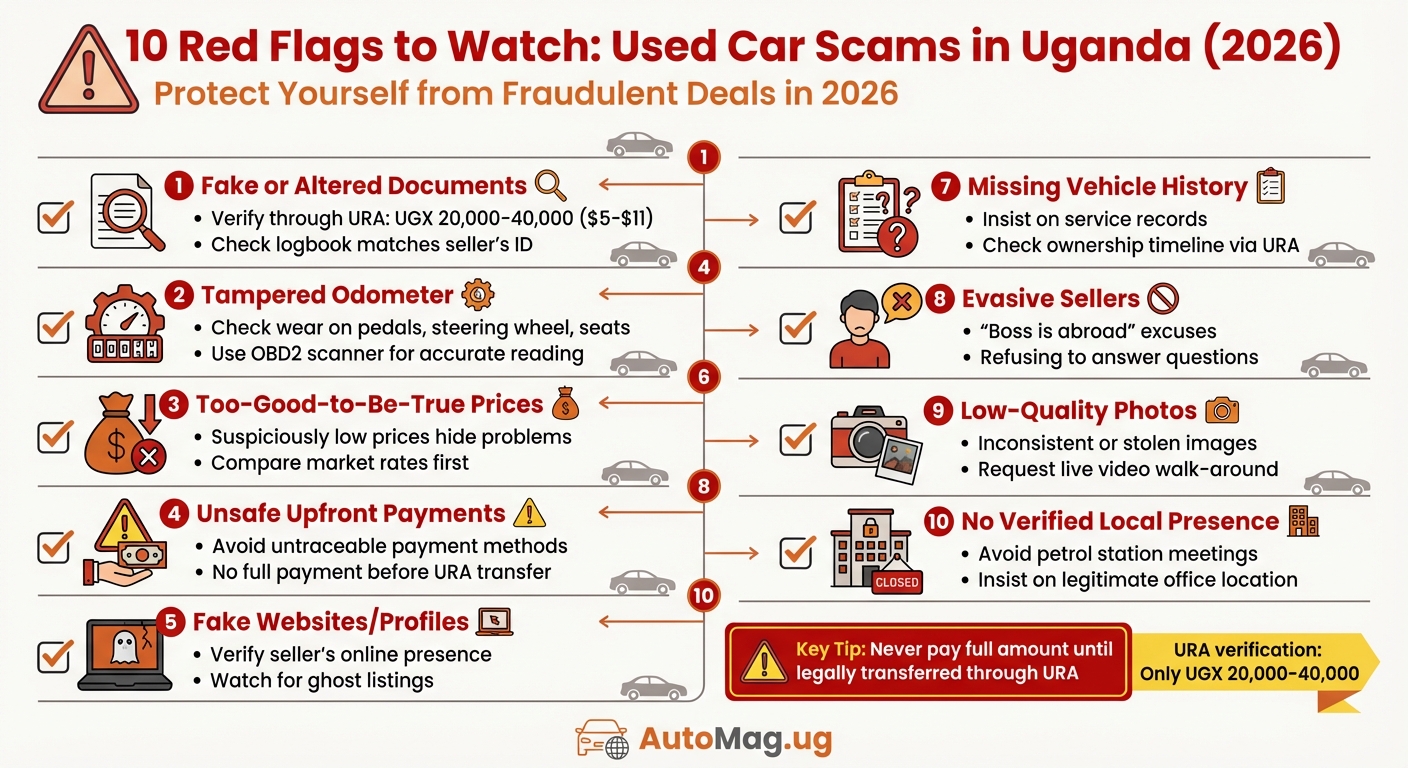10 Red Flags When Buying Used Cars in Uganda - Scam Warning Signs