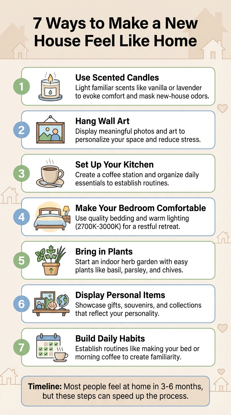 7 Steps to Make a New House Feel Like Home