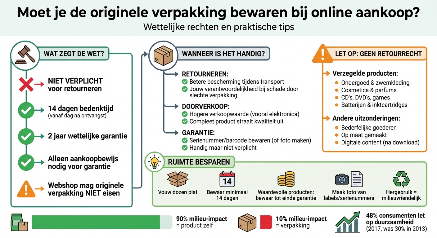 Stappenplan: Originele verpakking bewaren bij online aankoop