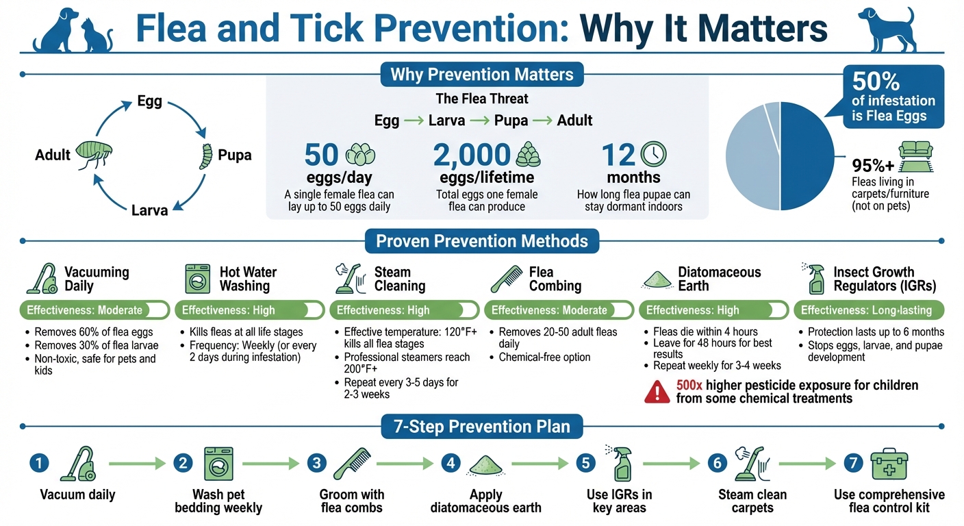 Flea Infestation Statistics and Prevention Methods Effectiveness