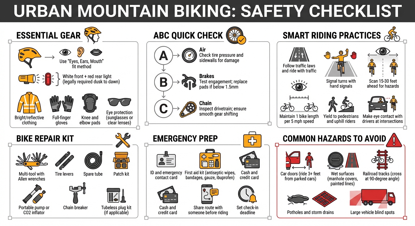 Essential Urban Mountain Biking Safety Checklist