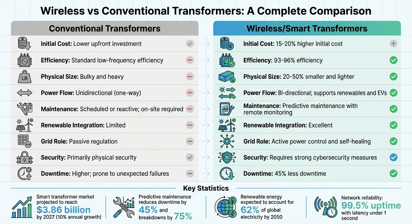 Wireless vs Conventional Transformers: Key Differences Comparison