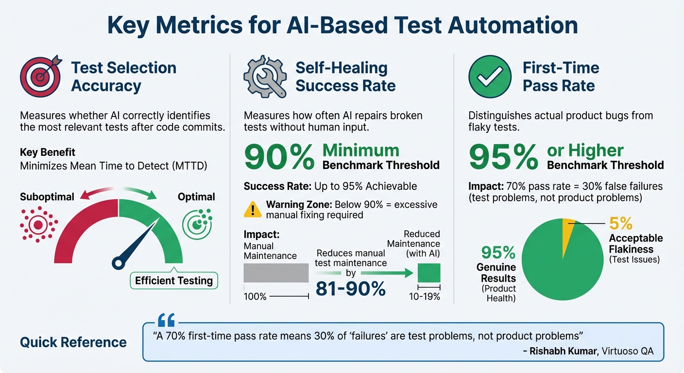 Key Metrics for AI-Based Test Automation in CI/CD Pipelines