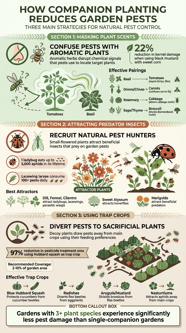 How Companion Planting Reduces Garden Pests: 3 Natural Strategies
